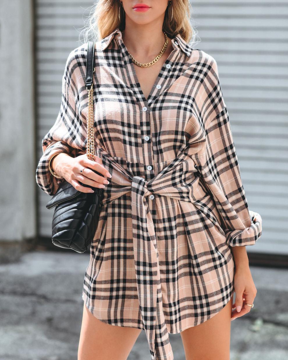 Amazon Grid Tie-Up Shirt 7
