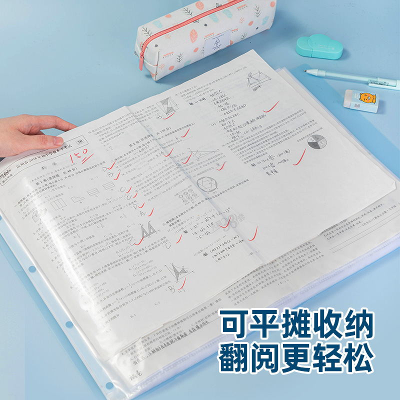 Documento de prueba de gran capacidad A3 carpeta de archivo transparente