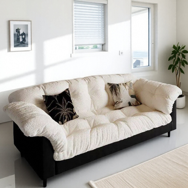 Lazy Sofa Can Lie down and Sleep in Bedroom, Small Apartment, Single or Double Dormitory, Rental Room, Living Room, Straight Row Tatami Sofa