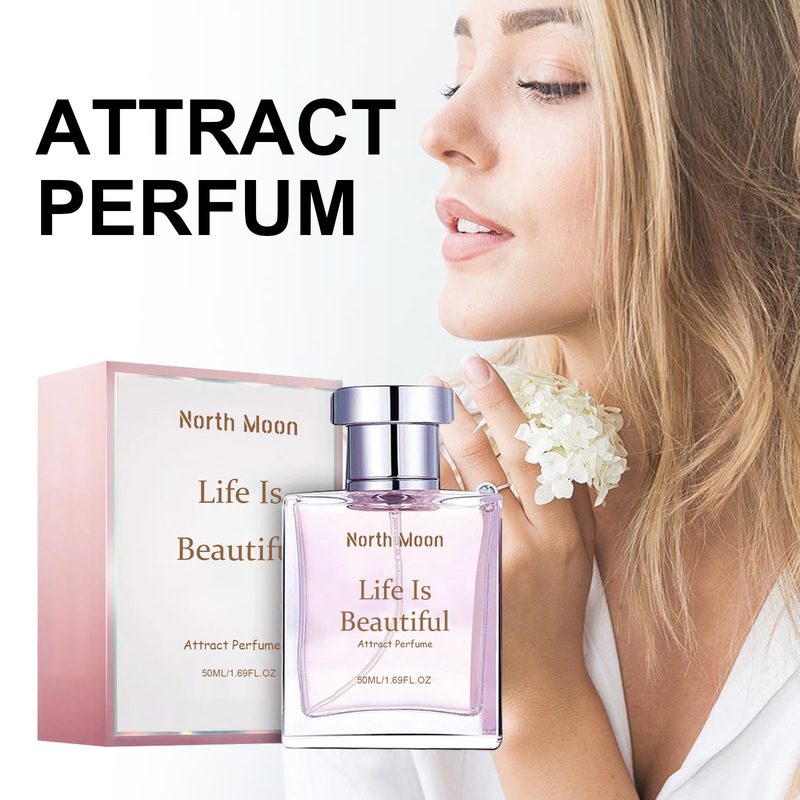 North Moon Charming Perfume Fresh and Light Fragrance, Long-Lasting Fragrance, Elegant Women's Fragrance, Niche Perfume for Dates