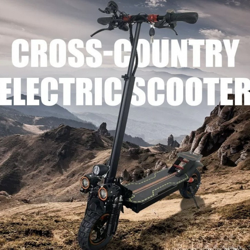 Cross-Border M5 Electric Scooter 10inch Foldableable Dual-Drive High-Power Adult Off-Road Tire Two-Wheel Mini Battery Scooter
