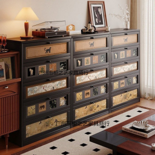 Steel Chest of Drawers, Bedroom Storage Cabinet, Living Room Drawer Cabinet, Bedside Cabinet, Wall Storage Cabinet, Second-Hand Chest of Drawers
