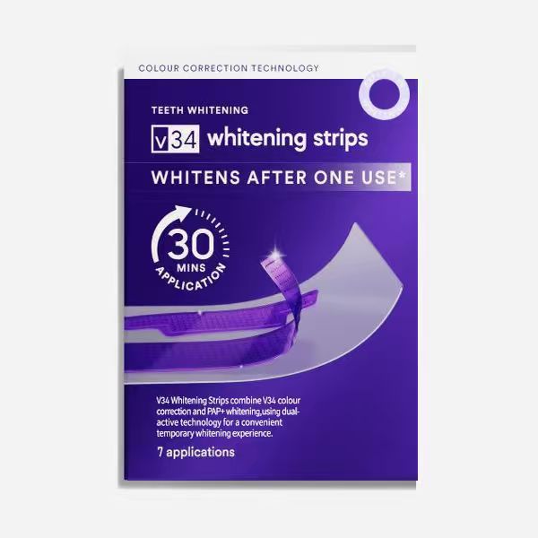 Transfronterizo desamarillamiento suave limpieza parche dental Amazon Hismile V34 parche dental desmancha rápida