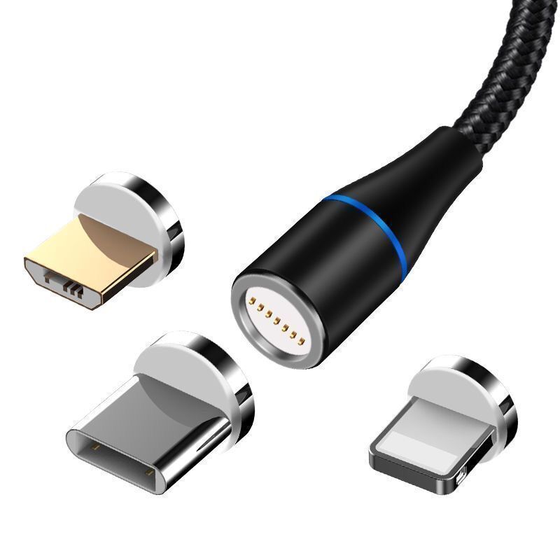 磁気吸引データ線の強い磁気力7針5a磁石性吸引ヘッド携帯電話のクイックフラッシュ延長三合一モップ三充電線|undefined
