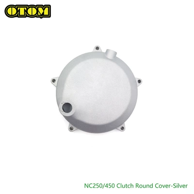 Magneto cover original Zongshen NC250 Motorcycle engine and accessories - magnetic-motor-round-cover-comes-with-window-silver-white