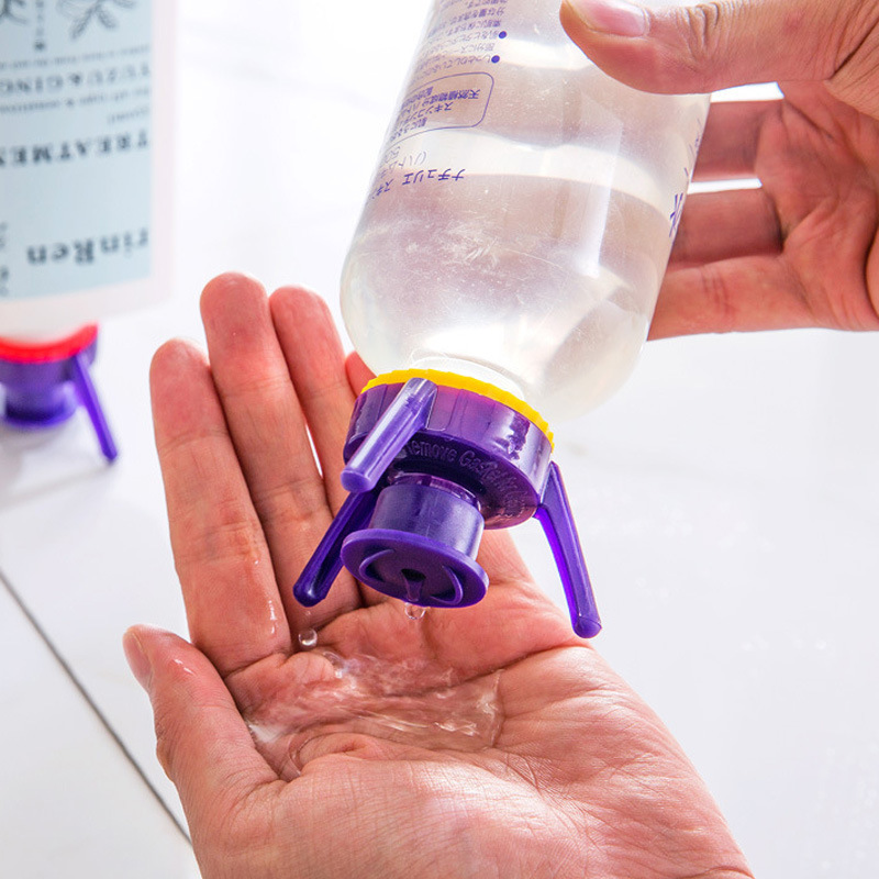 新品6个装倒立式瓶盖 厨房调料沐浴露洗发水防漏容易倒瓶盖支架