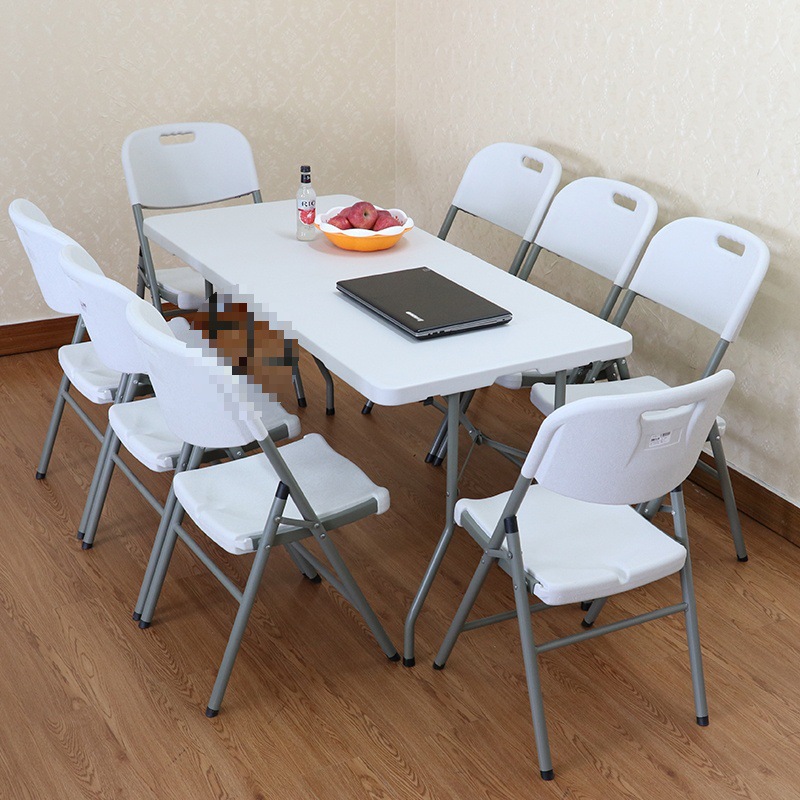 家用简易折叠桌子户外便携式地摊摆摊桌长方形学习桌椅餐桌长条桌