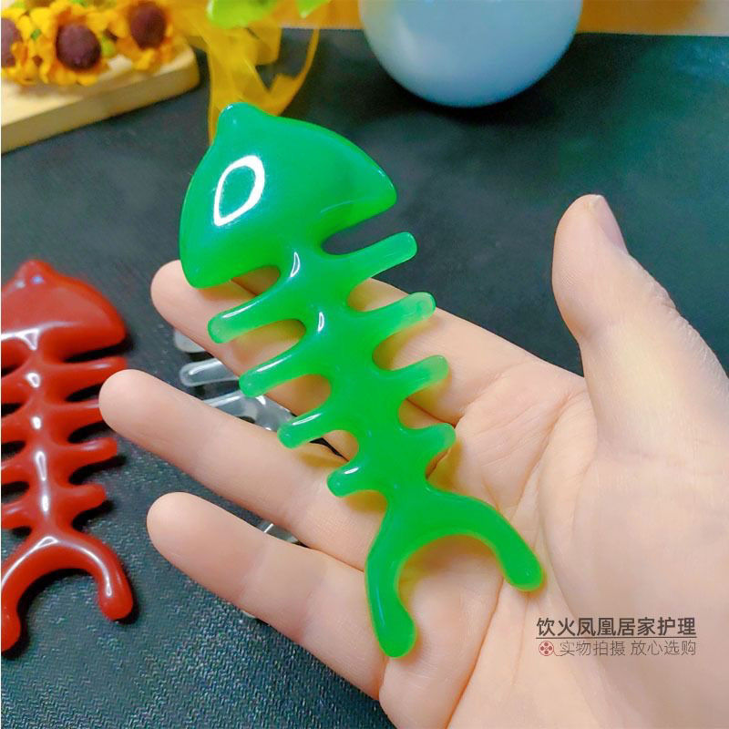 按摩梳子经络按摩梳头部经络梳树脂防鱼骨男女脱发大宽齿护理梳|undefined