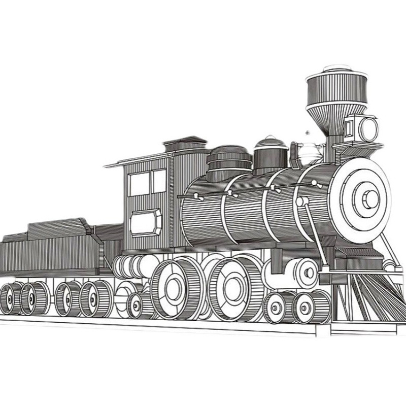 大型铁艺仿真复古蒸汽火车头绿皮火车厢1:1东风内燃机火车头模型