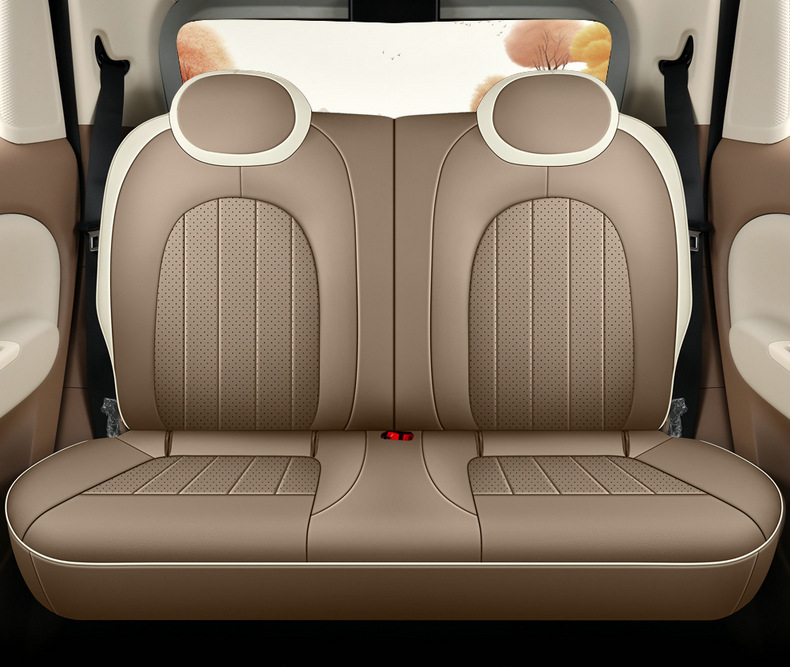 2025 four-generation Wuling Hongguang mini special car seat cover four-door fully enclosed cartoon leather seat cover