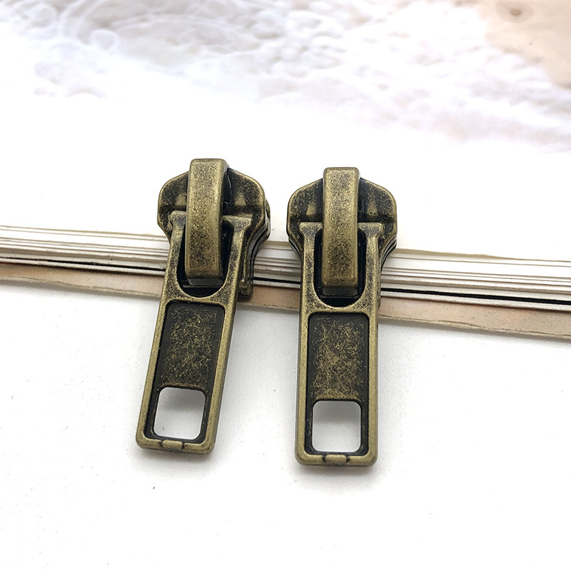 金属双向拉链头8号专用拉锁羽绒服上下锁头鞋包纯铜5号3号拉链头|undefined