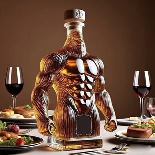 �羳�¿�Funny Bigfoot Whiskey Bottle��Ȥ�Ĵ��_������ʿ�ɾ�ƿ