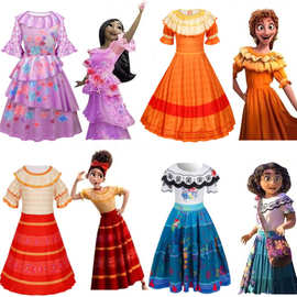 2022魔法满屋服伊莎贝拉儿童动漫公主裙角色扮演万圣节play服装