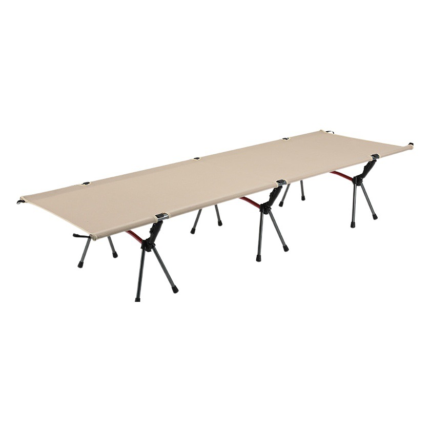 Outdoor Camping Folding Bed, Portable Adjustable Height Ultra-Light Aluminum Alloy Nap Bed, Companion Bed