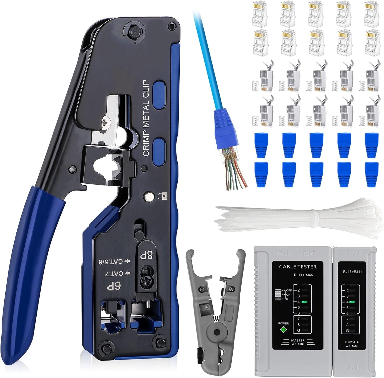 Traje de herramientas domésticas transfronterizas multi-función de red que prensa Alicates de alambre prueba de reparación hoja de desmontaje alicates de agua