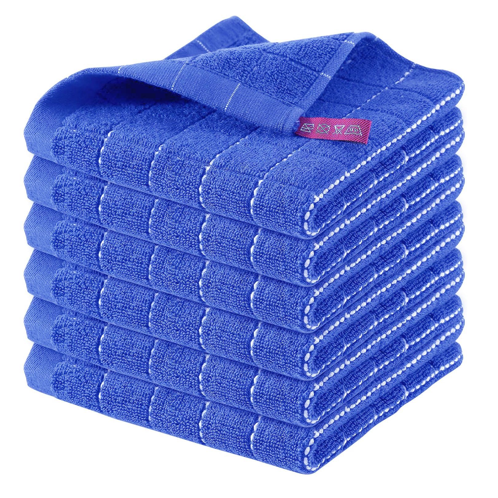 Fabricantes al por mayor toallas de platos de cocina algodón cuadrado transfronterizo amazon caliente toallas cuadradas suaves absorción de agua