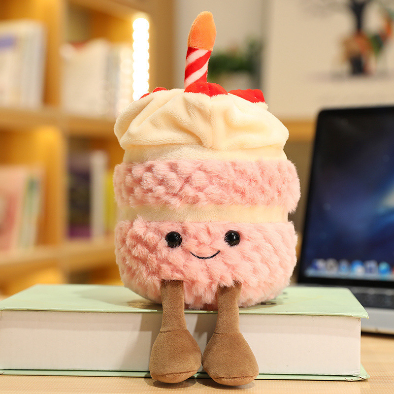 Jellycat ストロベリーケーキ人形結婚式パンデザートコレクション音楽誕生日ギフト人形卸売|undefined
