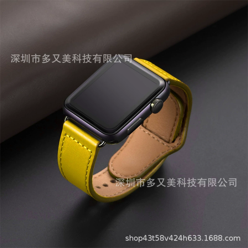 Совместимо с ремешком Apple Watch iWatch 6-го поколения SE/5432 стиль заклепки из кожи соединитель винтов высококачественная кожа