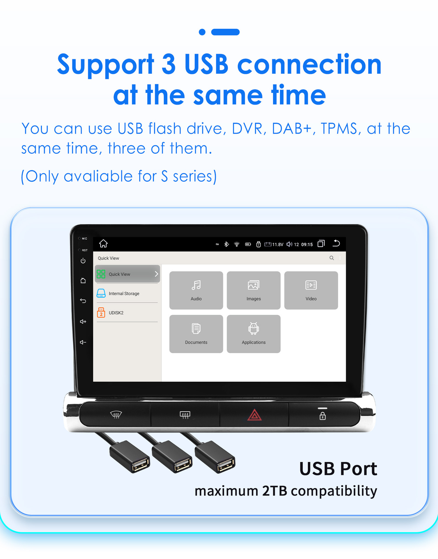 9 inch is suitable for 17-23 Citroen C3 Android intelligent large screen car reversing image navigator all-in-one machine