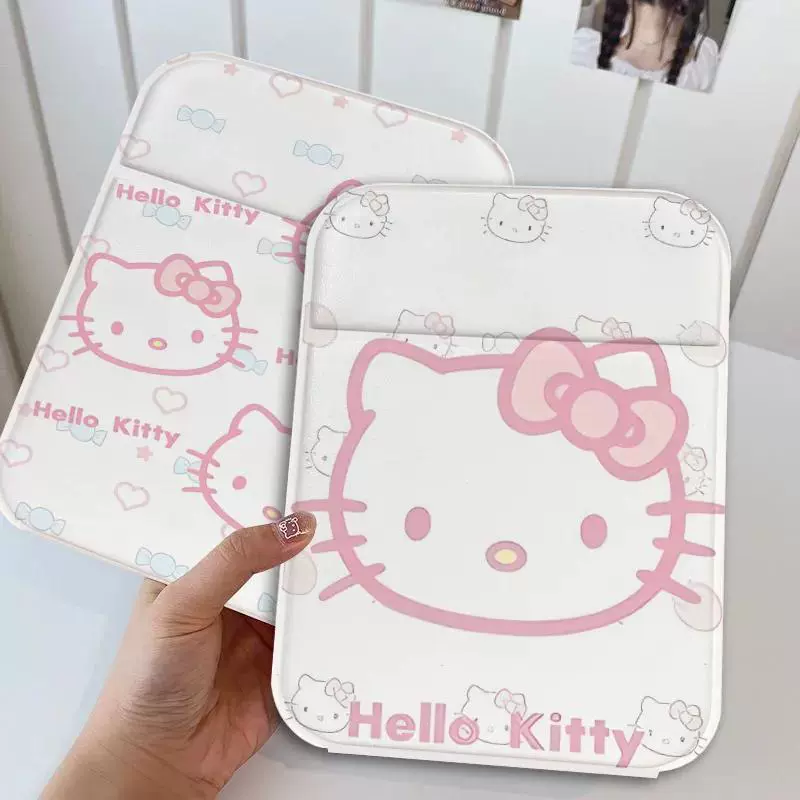 Hello kitty, strawberry, folding mirror, handheld storage system for students