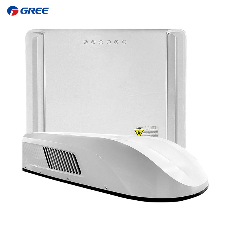 Gree Overseas hot sale R32 RV air conditioner variable frequency cooling and heating overhead integrated machine parking air conditioner original car installation