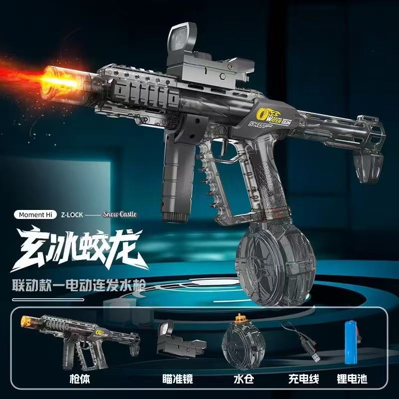 2026 nuevo fuego M416 pistola de agua eléctrica juguetes infantiles rociadores de agua MK3 un fuerte alcance de batalla de agua larga