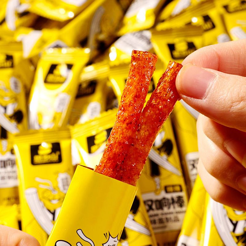 Twins small spicy stick big gluten net red spicy delicious snacks nostalgic instant snack food wholesale