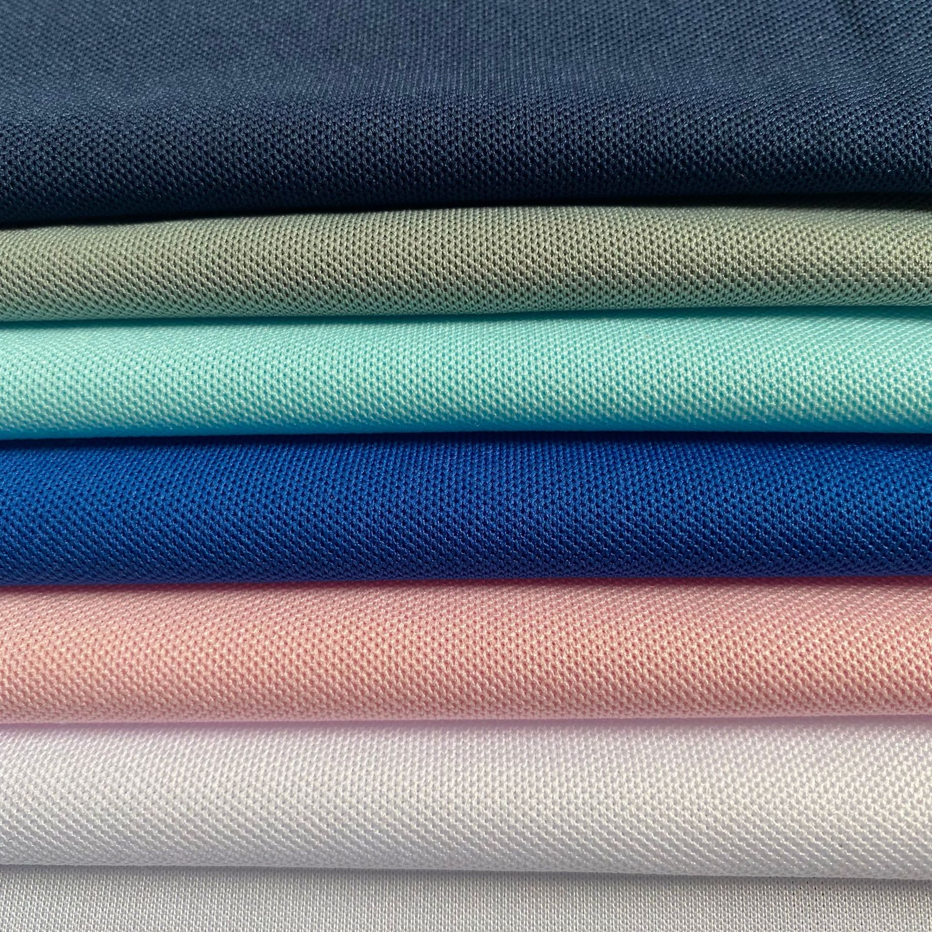 全涤速干小蜂窝煤 75D双面珠地网眼布 瑜伽服泳衣运动套装面料