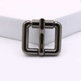 现货批发6分日字扣真针通扣锌合金针筒扣箱包皮具手袋调节扣配件