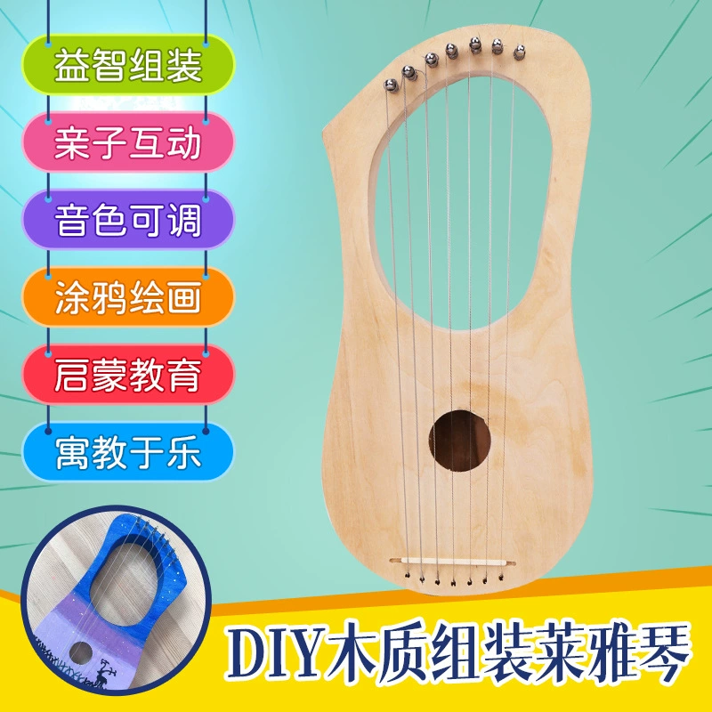 Деревянный набор крашеных материалов, DIY, граффити, ручная роспись, оптом