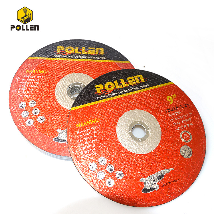 厂家POLLEN230平型金属不锈钢砂轮切片3MM钹型打磨片树脂切割片
