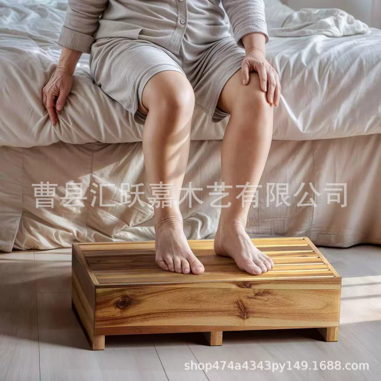 木质增高阶梯凳实木浴室厨房垫脚凳子防滑一步凳高阶梯凳可移动