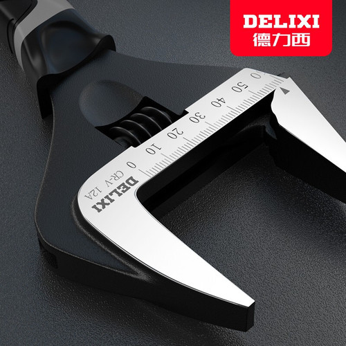 Delixi live mouth wrench short handle multifunctional bathroom wrench universal wrench with size open end wrench wholesale