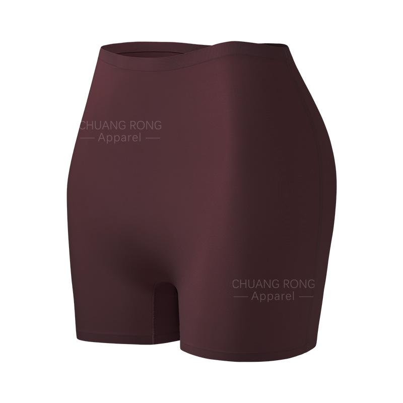 Shorts de Seguridad Estilo Europeo y Americano, Braguitas Tipo Boxer de una Pieza para Mujer, Antiexposición, Ajuste Delgado, Cintura Media, Seda Helada, Ropa Interior de Seguridad sin Costuras para Mujer.