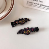 Halloween Children's hairpin new pumpkin skull bite clip the top clip is funny, the girl hair clip