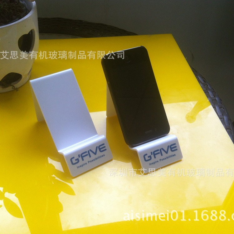 手机支架/厂家供应压克力单个手机展示架/优惠便宜亚克力手机展架