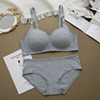 Summer underwear for elementary school students, thin teen girl bra, push up bra, cotton wireless bra