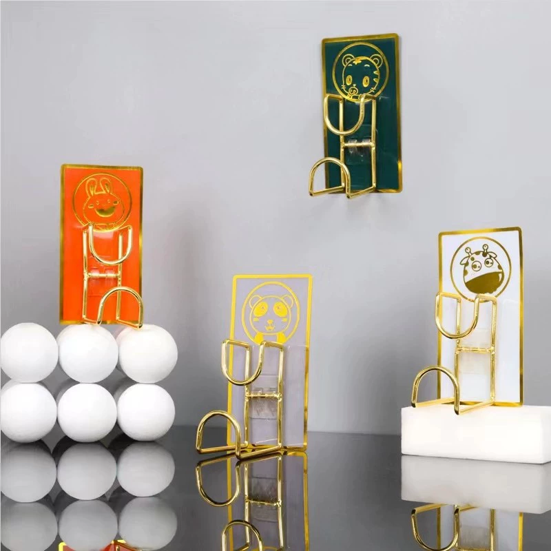 Крючок для хранения в ванной, мобильная подставка для хранения без сверления, настенный крючок на клейкой основе для туалетных принадлежностей