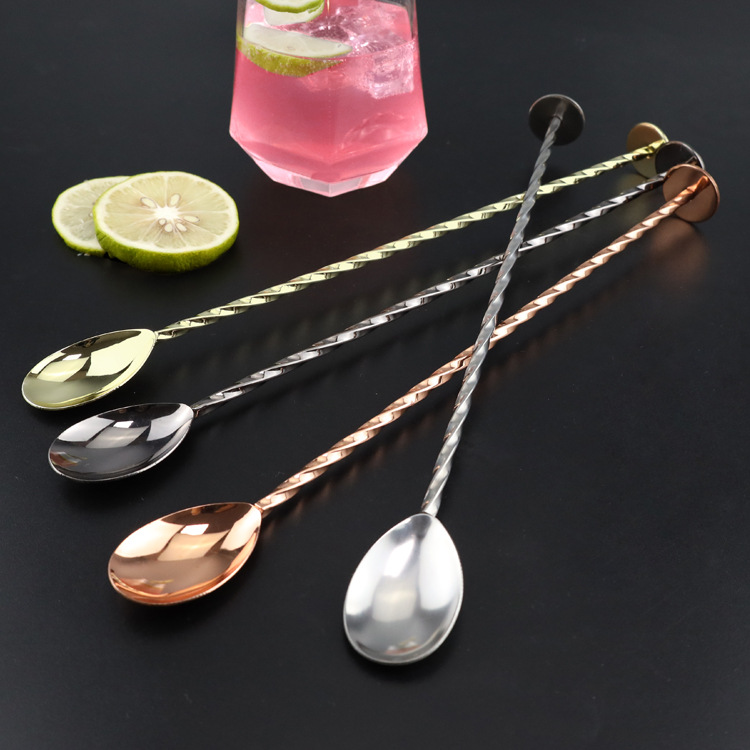 Cocktail coffee mixing stick stainless steel