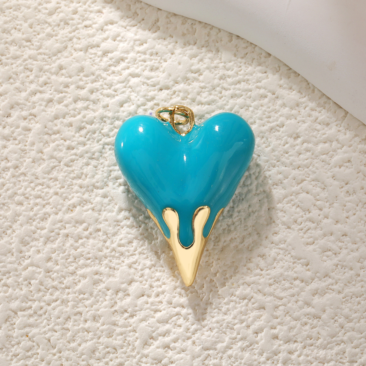 4g Weight Pendant Jewelry Making Type 20 * 25mm Jewelry Making Size Zircon Inlay Material DIY Jewelry Accessories Classification 1 Piece Quantity Copper Material Heart Shape Pattern Polished Finish Enamel, Plating, Inlay Design IG Style Style 1 Piece 20 * 25mm Copper Zircon Heart Shape Polished Pendant 17