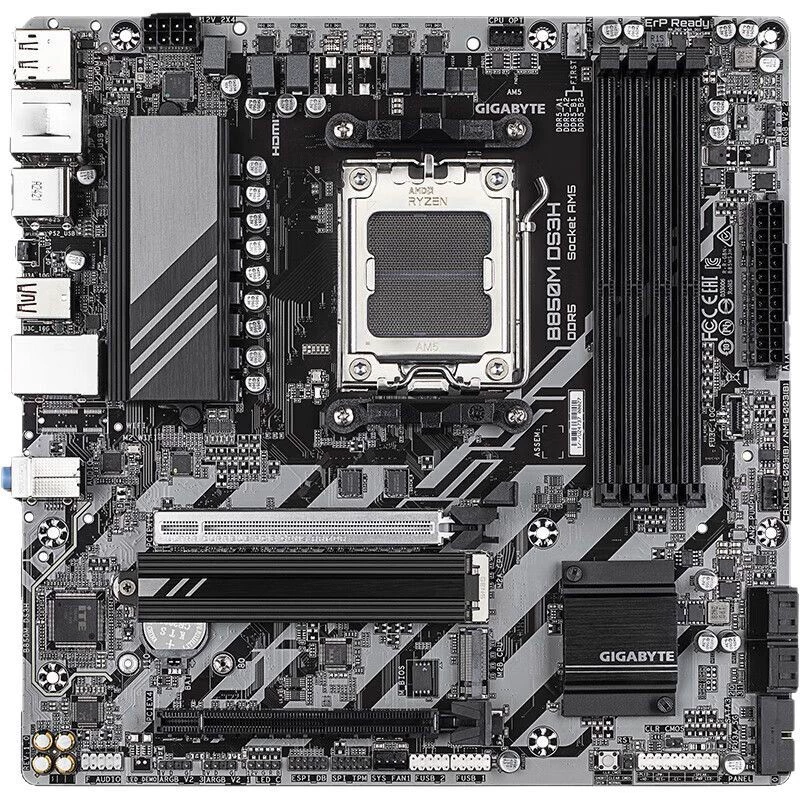 Gigabyte B850M DS3H DDR5 материнская плата для настольного ПК под AMD CPU AM5 9600X/9700X