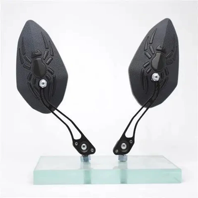 Wholesale supply motorcycle electric scooter modified jack-o'-lantern RSZ Fuxi JOG qiaoge Fast Eagle mirror (Motorcycle rearview mirror) - 2826-rear-view-mirror-black
