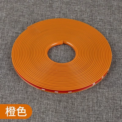 Car Wheel Anti-Scratch Protection Ring Anti-Collision Strip Grille Decorative Strip Tire Universal Anti-Scratch Adhesive Strip Cross-Border Hot Sale (Other Automotive Exterior Supplies) - pure-orange-four-wheels