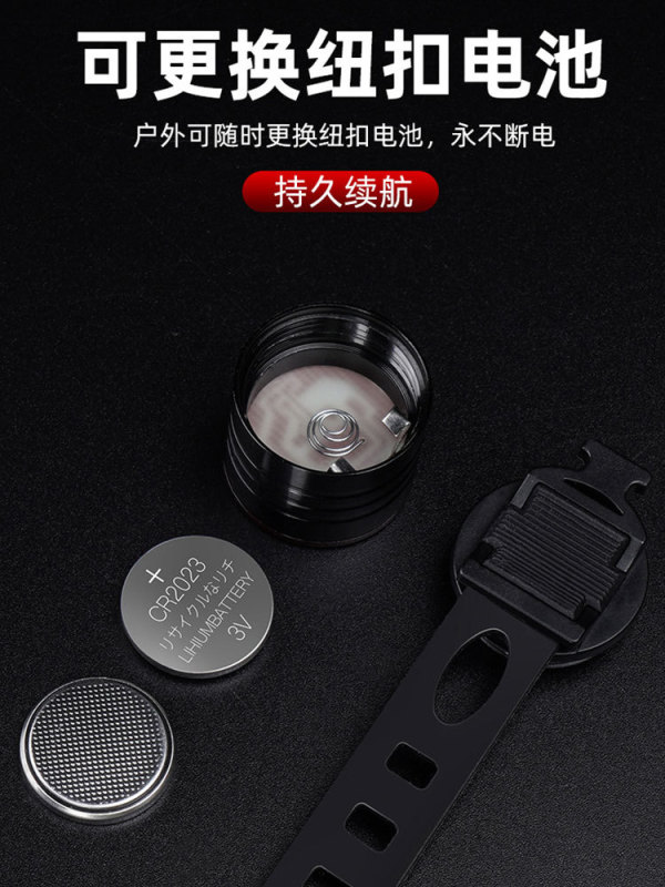 自行车尾灯铝合金头盔灯夜骑警示灯山地公路车LED前后灯319骑行灯|undefined