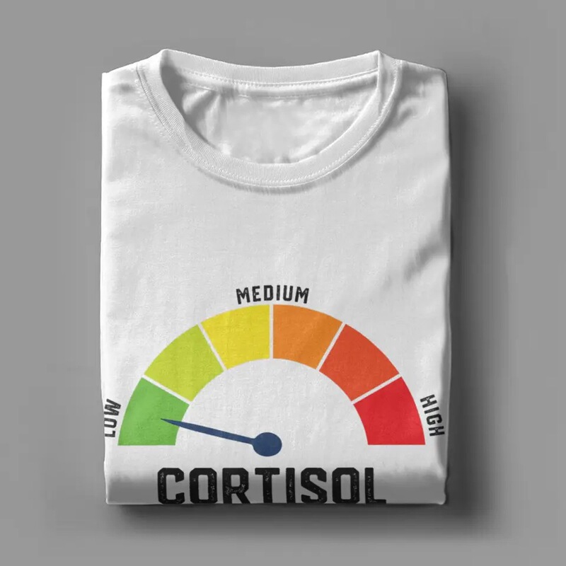 【Cross-Border European Size】Cool Low Cortisol Level V-Meme T-Shirt Men's O-Neck T-Shirt Short Sleeve T-Shirt Graphic