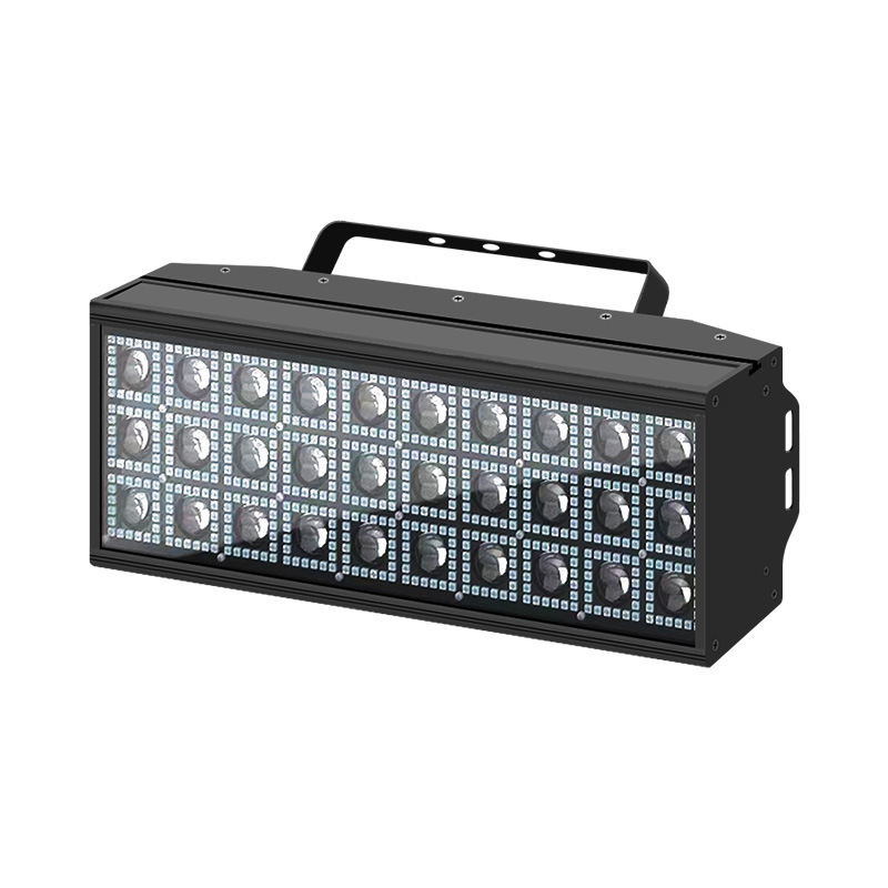 LED 24 / 30 lámpara estroboscópica de matriz lámpara de cortina de truenos RGBW escenario club nocturno 36 lámpara de efecto de teñido