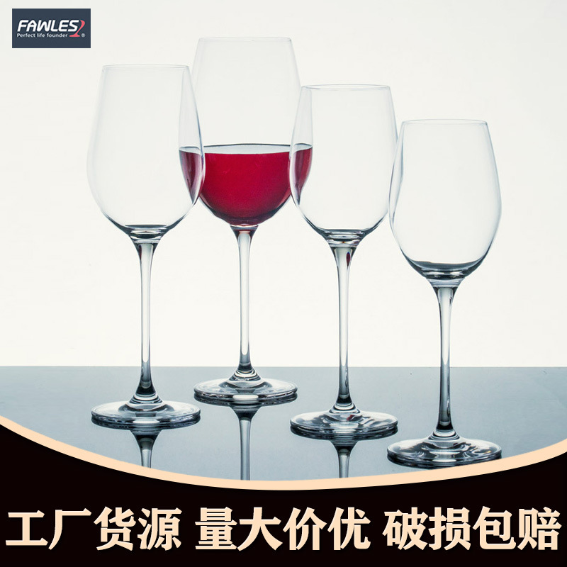 Crystal wineglass