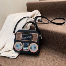 2020新款斜挎包个性收音机小箱子包单肩包韩版录音机盒子包包女包