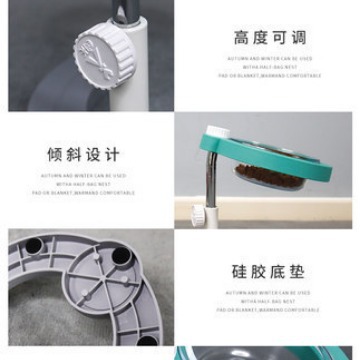 Tazón de gato Tazón de perro Tazón de comida Tazón de comida para gatos Tazón de arroz Tazón de arroz Tazón de gato Tazón individual Agua de doble uso Protección de la columna Productos para mascotas