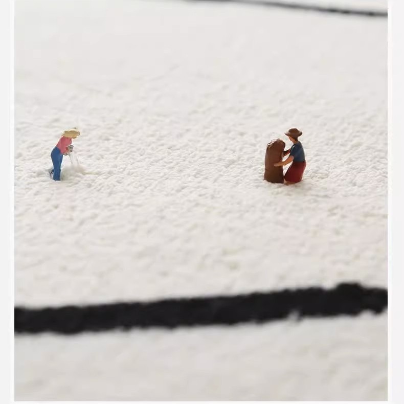 Cross-border Temu new style, minimalist, faux cashmere doormat for bathroom entrance, absorbent, skin-friendly, and provides insulation. Available for drop shipping